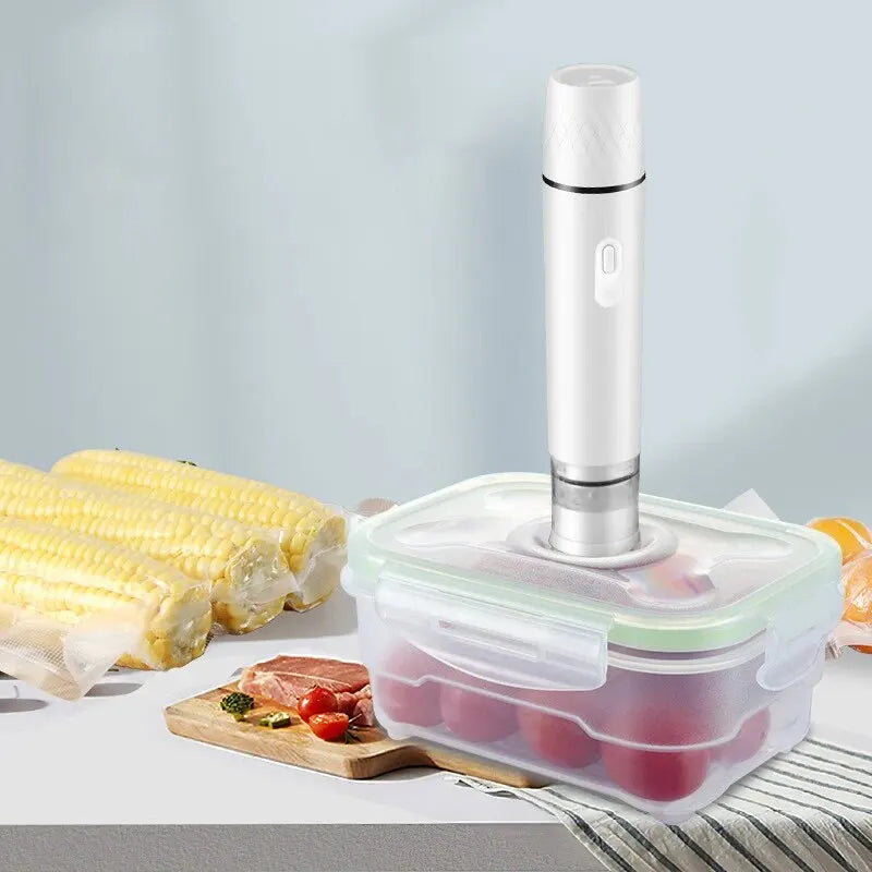 Mini USB Vacuum Sealer Machine – Portable Kitchen Food Saver & Packer for Snacks, Meat & Storage